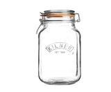 GLASS CLIP TOP STORAGE JAR 2L