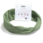 ORGANIC TWIST HEADBAND-WATERCRESS GREEN