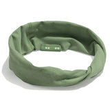 ORGANIC TWIST HEADBAND-WATERCRESS GREEN