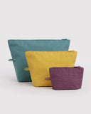 BAGGU GO POUCH SET-JEWEL MIX