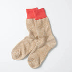 DOUBLE FACE CREW SOCK-BITTERSWEET BEIGE