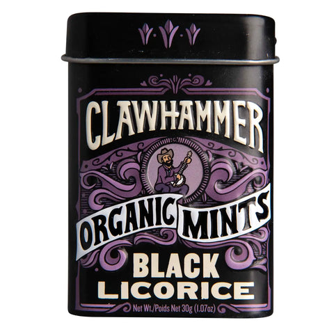 CLAWHAMMER MINTS - BLACK LICORICE