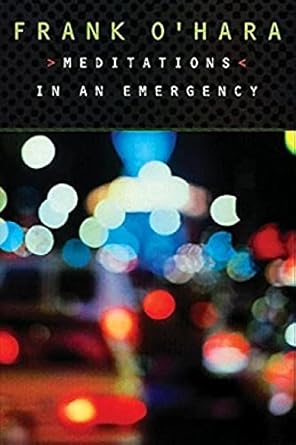 MEDITATIONS IN AN EMERGENCY-O'HARA
