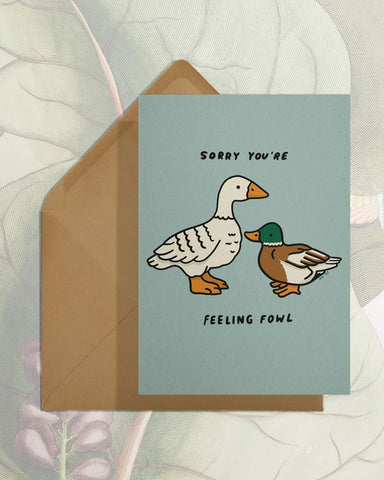 FEELING FOWL CARD