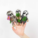 SLOTH FINGER PUPPET