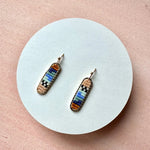 MINI MARRAKESH EARRINGS-INDIGO