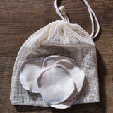 ORGANIC FACIAL ROUNDS WITH LAUNDRY BAG