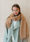 LAMBSWOOL OVERSIZED SCARF CAMEL