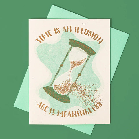 TIME IS AN ILLUSION CARD