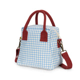 FLUF LUNCH CLUTCH-GINGHAM SKY