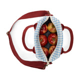 FLUF LUNCH CLUTCH-GINGHAM SKY