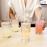 KIKKERLAND REUSABLE CLEAR GLASS STRAWS