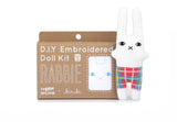 DIY EMBROIDERED DOLL KIT/RABBIE