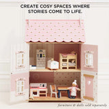 ROSEHEART WOODEN DOLL HOUSE