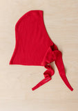 MERINO HOOD IN RED