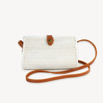 BALI BAG TOP CLASP WHITE