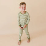 PARADE MY JAMMIES-STRIPED OLIVE