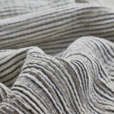 STRIPED CRINKLE COTTON SHORTS