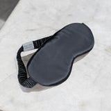 ORGANIC SILK SLEEP MASK-BLACK