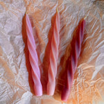 PINK BEESWAX TWIST TAPER