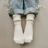 ORGANIC COTTON LACE KIDS SOCKS