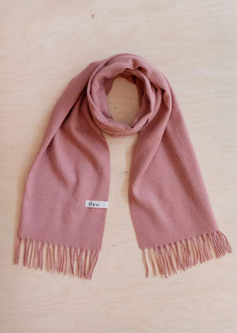 LAMBSWOOL OVERSIZED SCARF BLUSH