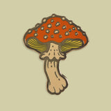 MUSHROOM ENAMEL PIN