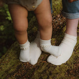 ORGANIC COTTON LACE KIDS SOCKS