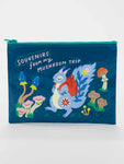 BLUE Q ZIPPER POUCH