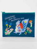 BLUE Q ZIPPER POUCH