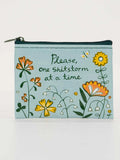 BLUE Q COIN PURSE