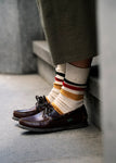 PARK STRIPE SOCK-IVORY