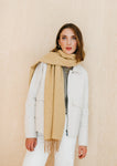 LAMBSWOOL OVERSIZED SCARF BUTTERMILK CHEVRON