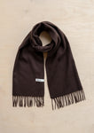 LAMBSWOOL OVERSIZED SCARF CHOCOLATE