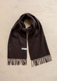 LAMBSWOOL OVERSIZED SCARF CHOCOLATE