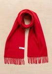 LAMBSWOOL OVERSIZED SCARF RED
