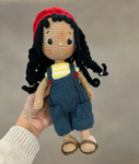 OVERALLS GIRL DOLL