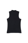 MARIPOSA SLEEVELESS MOCK NECK-BLACK