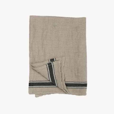 LINEN TEA TOWEL- BLACK