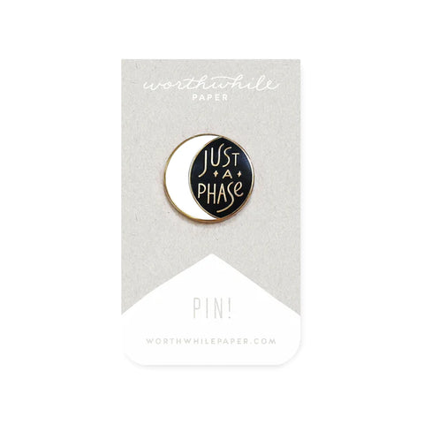 MOON ENAMEL PIN