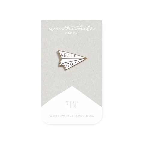 LET IT GO ENAMEL PIN