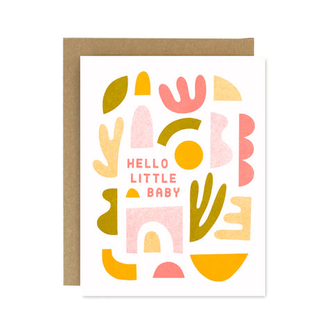 HELLO LITTLE BABY CARD
