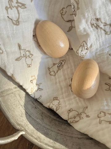 WOODEN EGG SHAKER