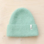 MOHAIR & WOOL BEANIE IN MINT