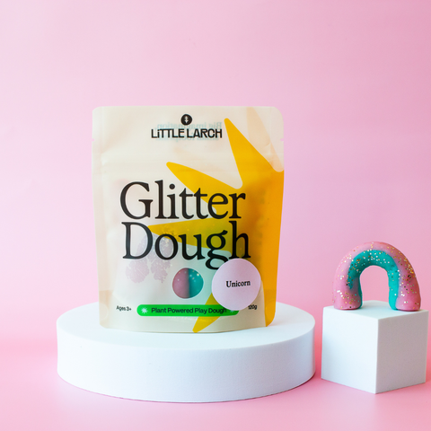 Glitter Dough | Natural Play Dough: Unicorn