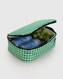 BAGGU LUNCH BOX GREEN GINGHAM