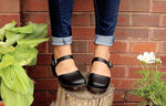 LOW WOOD CLOGS/BLACK