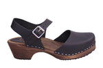 LOW WOOD CLOGS/BLACK