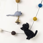 CAT FELT GARLAND