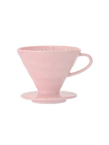 HARIO V60-02 CERAMIC DRIPPER-PALE PINK